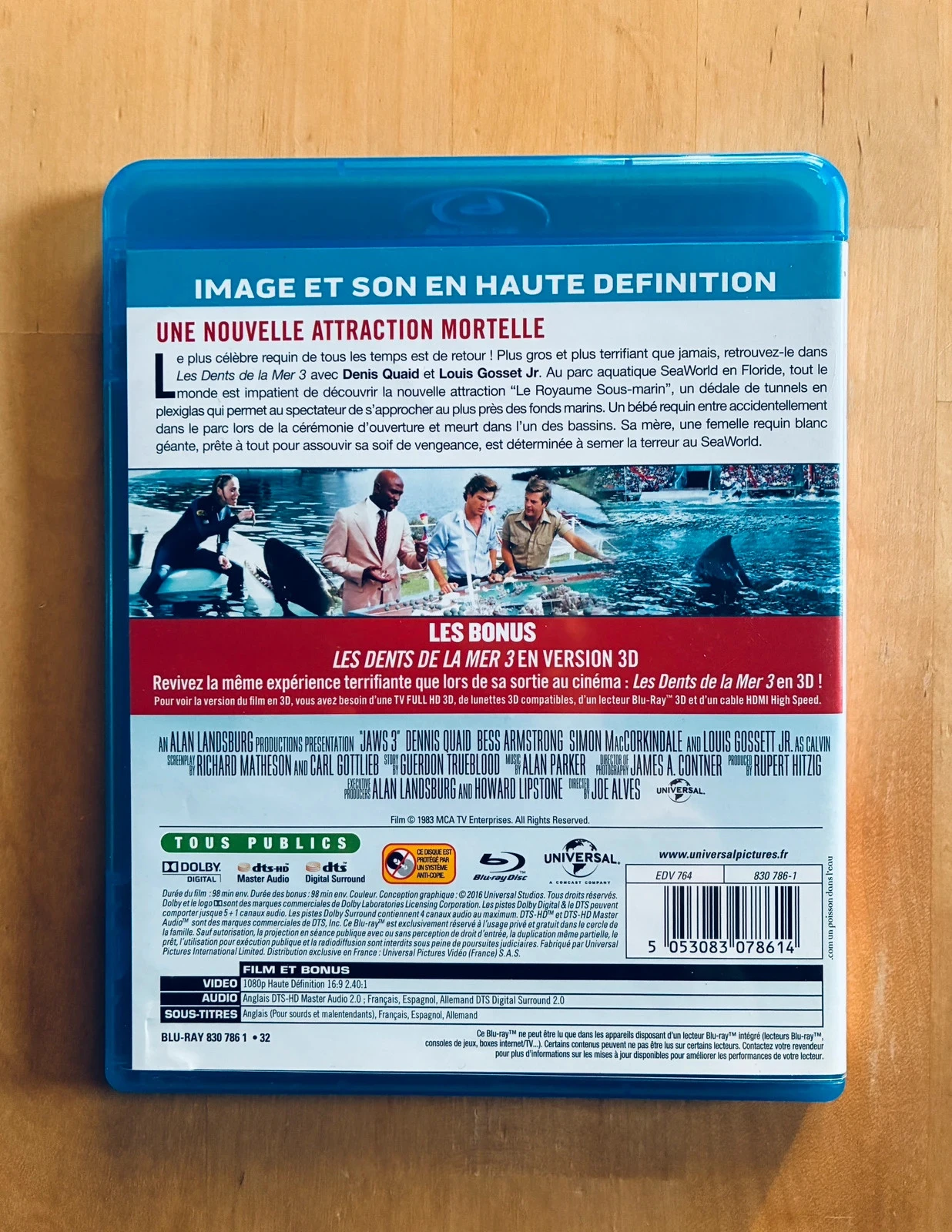 Blu-ray Les Dents de la Mer 3. – photo 3